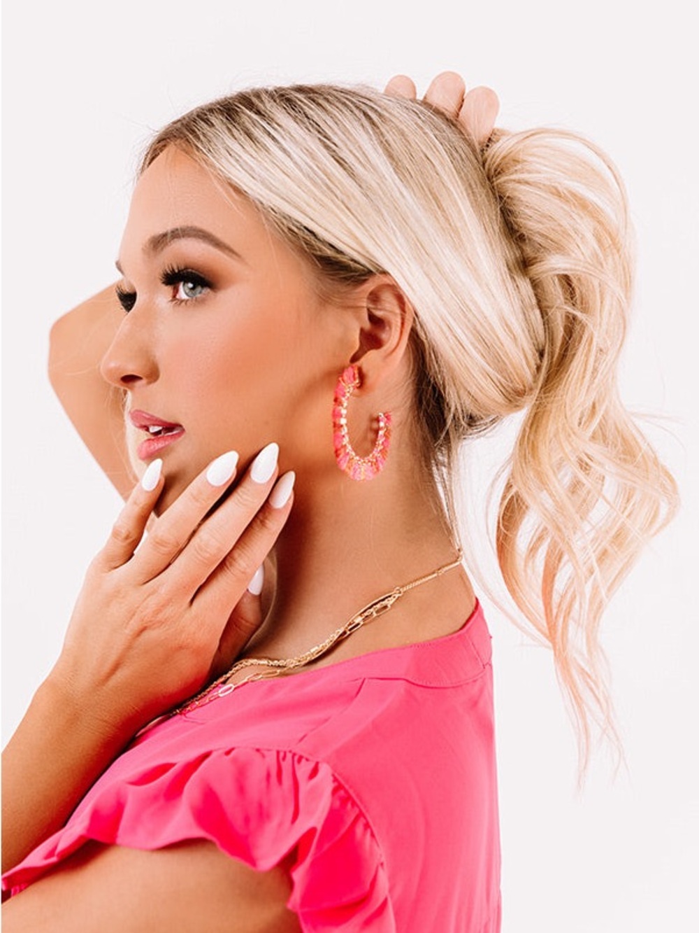 NWT Kendra Scott Evie Thread Tassel Hoops. - Picture 5 of 6